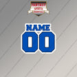 Dallas Mavericks Personalized Current Name and Number Magnets