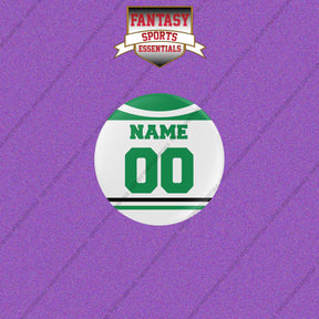 Dallas Stars Personalized Current Away Jersey Buttons