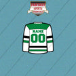 Dallas Stars Personalized Current Away Jersey Car Decals