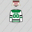 Dallas Stars Personalized Current Away Jersey Glossy Stickers