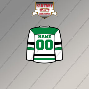 Dallas Stars Personalized Current Away Jersey Magnets