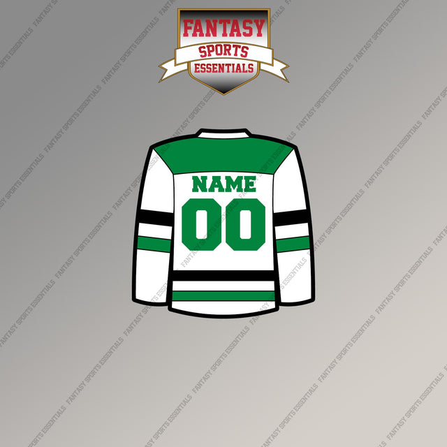 Dallas Stars Personalized Current Away Jersey Magnets