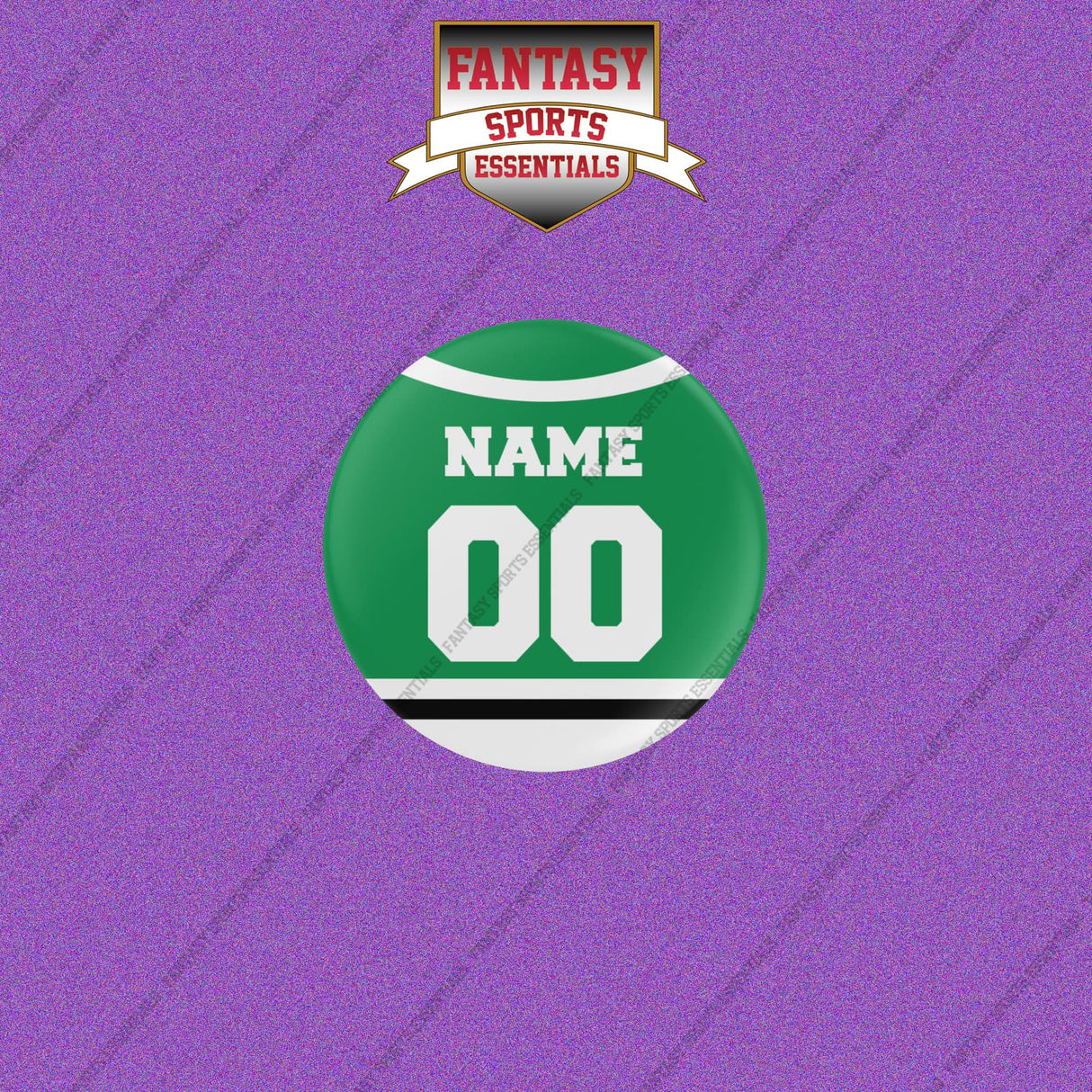 Dallas Stars Personalized Current Home Jersey Buttons