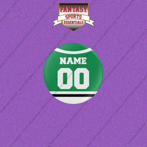 Dallas Stars Personalized Current Home Jersey Buttons
