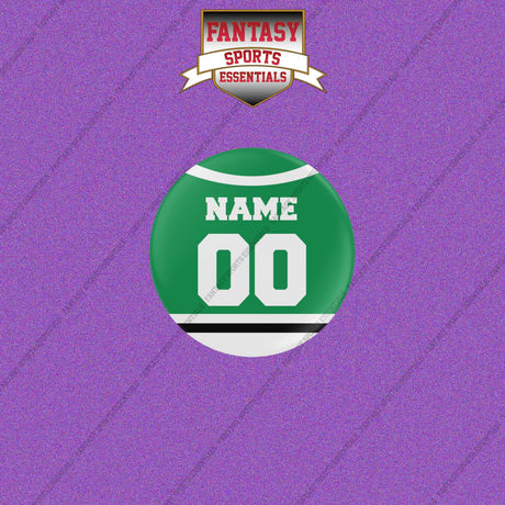 Dallas Stars Personalized Current Home Jersey Buttons