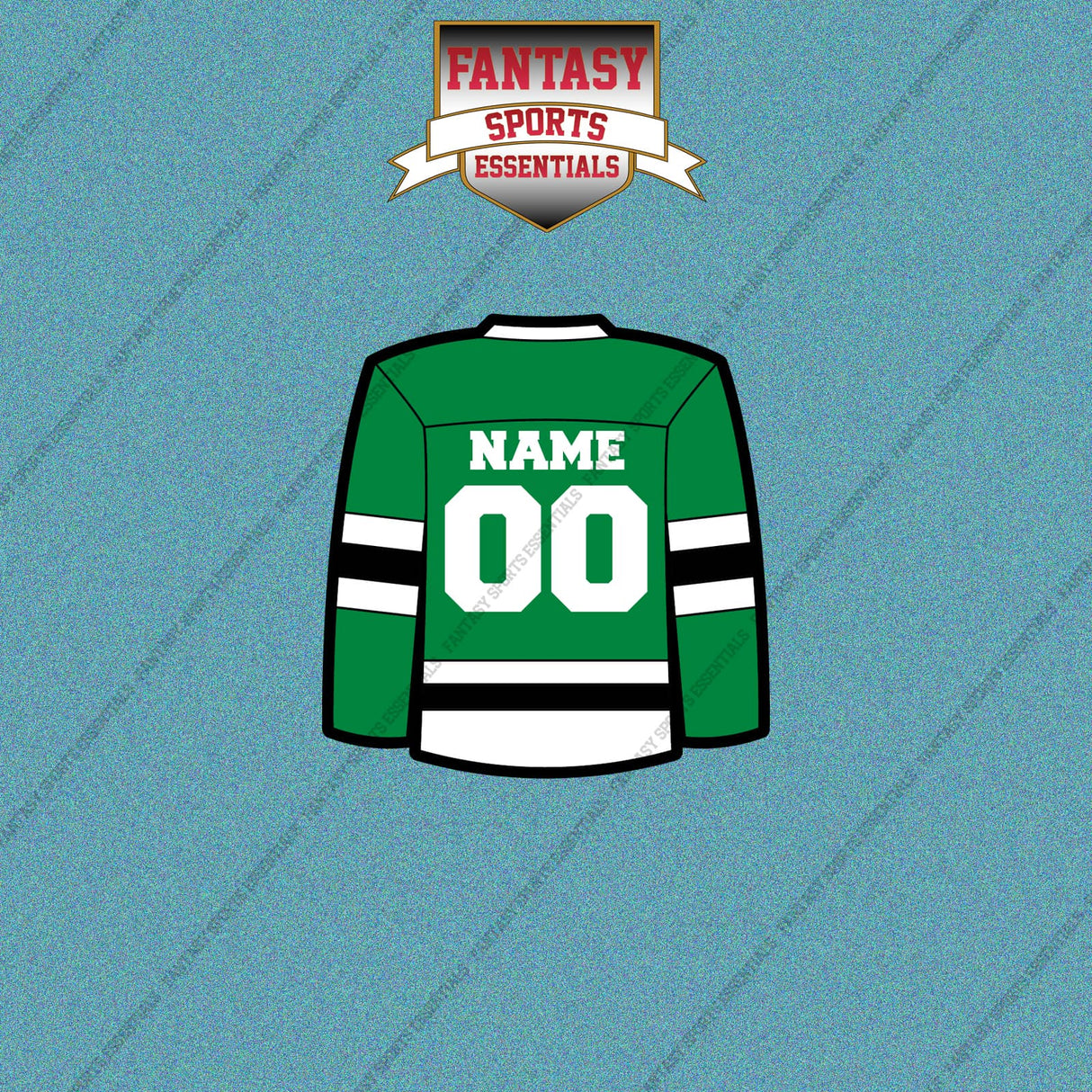 Dallas Stars Personalized Current Home Jersey Car Decals