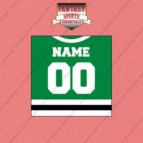 Dallas Stars Personalized Current Home Jersey Wall Art Prints