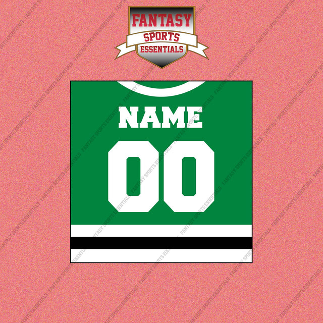 Dallas Stars Personalized Current Home Jersey Wall Art Prints