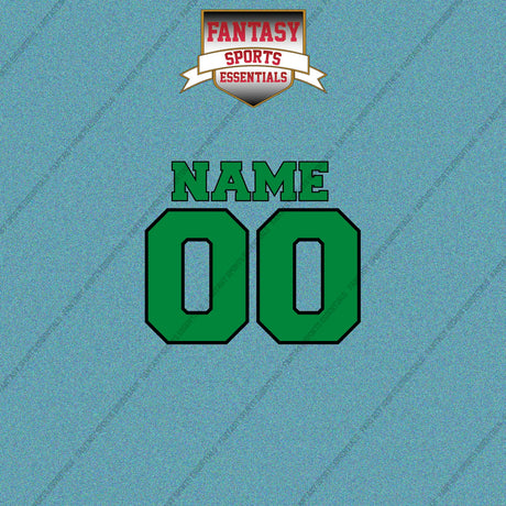 Dallas Stars Personalized Current Name and Number Car Decals