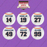 Denver Broncos 2025 Away Jersey Button Pins (Choose Your Player) Page 2