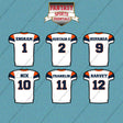 Denver Broncos 2025 Away Jersey Car Decals (Choose Your Player) Page 1