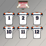 Denver Broncos 2025 Away Jersey Magnets (Choose Your Player) Page 1
