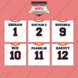 Denver Broncos 2025 Away Jersey Wall Art Prints (Choose Your Player) Page 1
