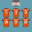 Denver Broncos 2025 Home Jersey Car Decals (Choose Your Player) Page 1