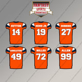 Denver Broncos 2025 Home Jersey Magnets (Choose Your Player) Page 2