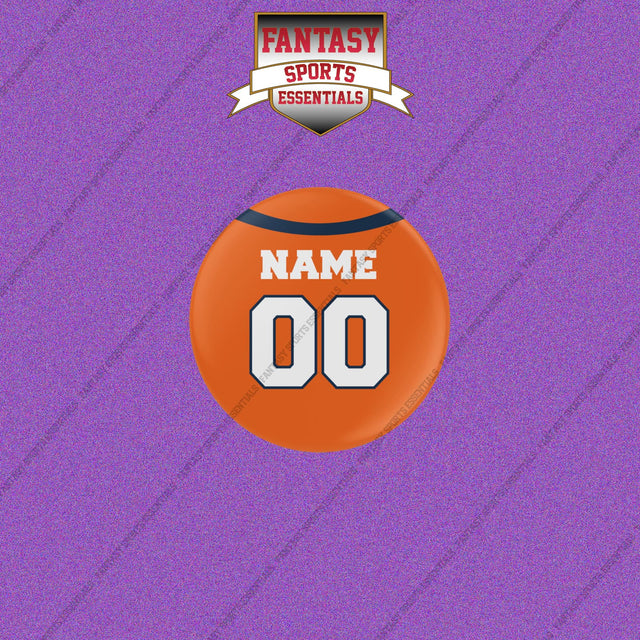 Denver Broncos Personalized Current Home Jersey Buttons