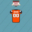 Denver Broncos Personalized Current Home Jersey Car Decals