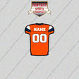 Denver Broncos Personalized Current Home Jersey Glossy Stickers