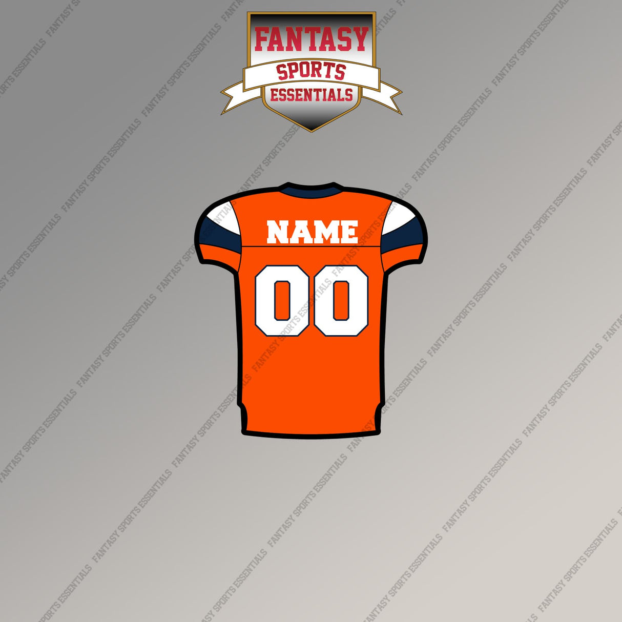 Denver Broncos Personalized Current Home Jersey Magnets