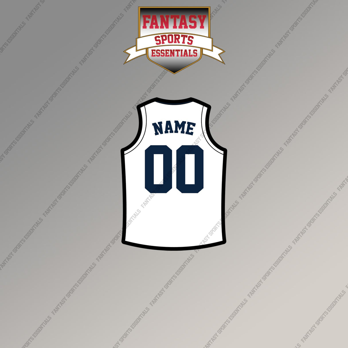 Denver Nuggets Personalized Current Away Jersey Magnets