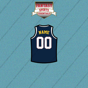 Denver Nuggets Personalized Current Home Jersey Car Decals