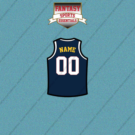 Denver Nuggets Personalized Current Home Jersey Car Decals
