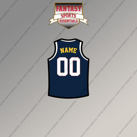 Denver Nuggets Personalized Current Home Jersey Magnets