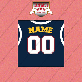 Denver Nuggets Personalized Current Home Jersey Wall Art Prints