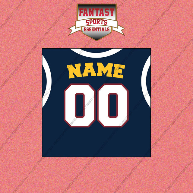 Denver Nuggets Personalized Current Home Jersey Wall Art Prints