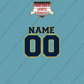 Denver Nuggets Personalized Current Name and Number Car Decals