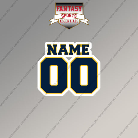 Denver Nuggets Personalized Current Name and Number Magnets