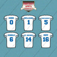Detroit Lions 2025 Away Jersey Car Decals (Choose Your Player) Page 1