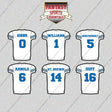 Detroit Lions 2025 Away Jersey Glossy Stickers (Choose Your Player) Page 1