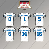 Detroit Lions 2025 Away Jersey Magnets (Choose Your Player) Page 1
