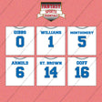 Detroit Lions 2025 Away Jersey Wall Art Prints (Choose Your Player) Page 1