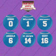 Detroit Lions 2025 Home Jersey Button Pins (Choose Your Player) Page 1
