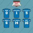 Detroit Lions 2025 Home Jersey Car Decals (Choose Your Player) Page 1