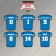 Detroit Lions 2025 Home Jersey Magnets (Choose Your Player) Page 1