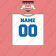 Detroit Lions Personalized Current Away Jersey Wall Art Prints