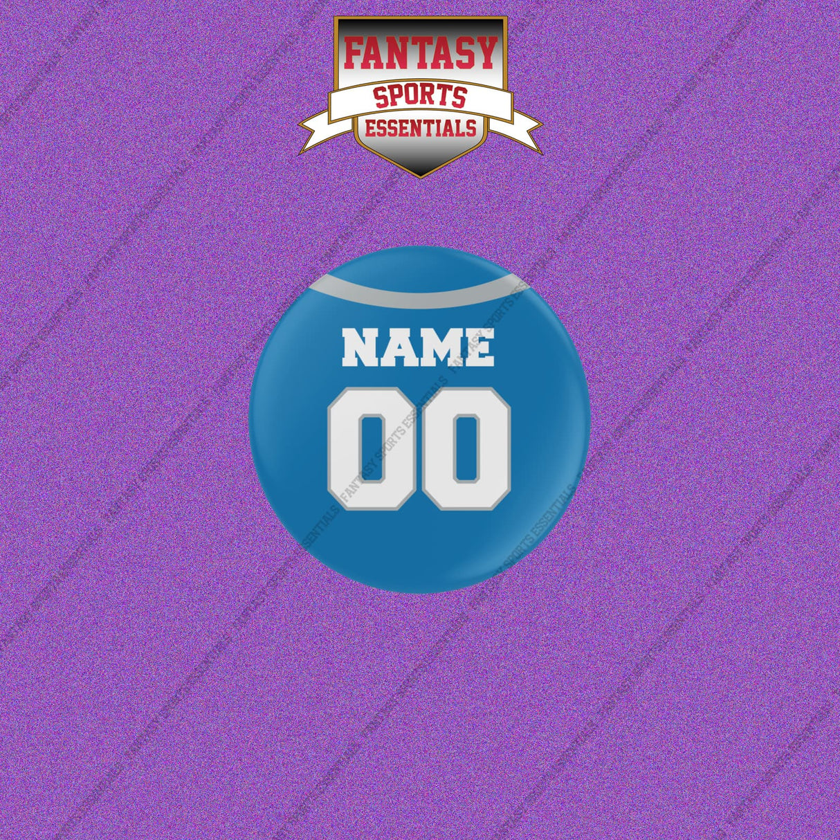 Detroit Lions Personalized Current Home Jersey Buttons