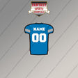 Detroit Lions Personalized Current Home Jersey Magnets