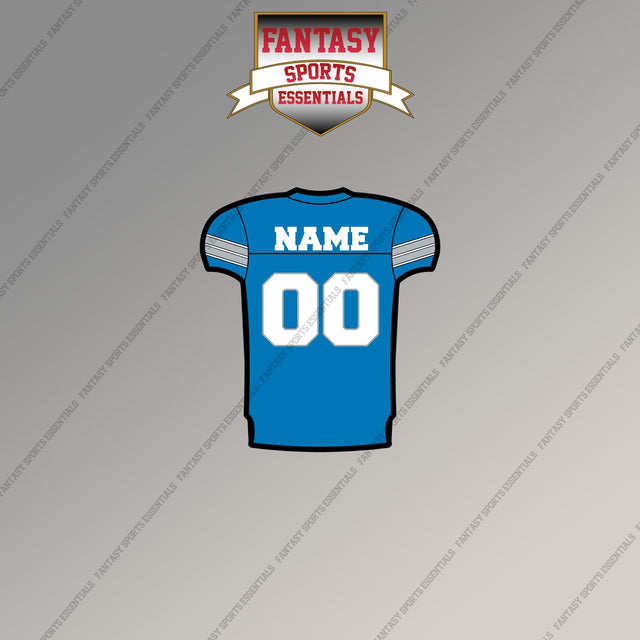 Detroit Lions Personalized Current Home Jersey Magnets