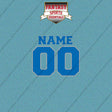 Detroit Lions Personalized Current Name and Number Car Decals
