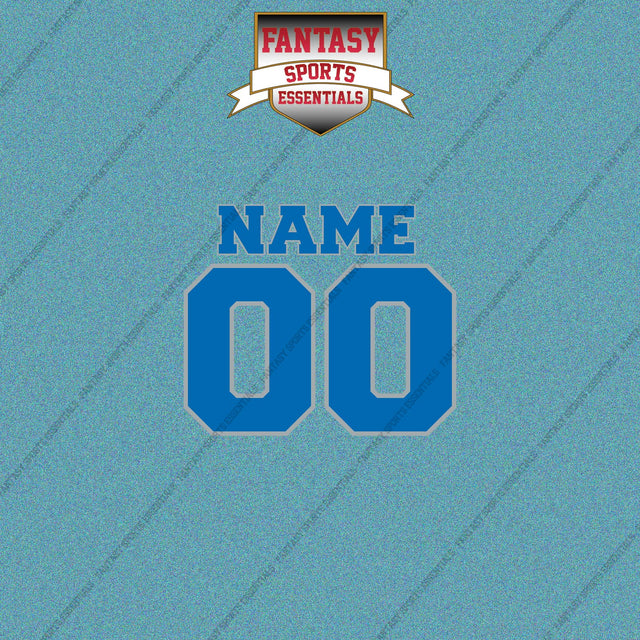 Detroit Lions Personalized Current Name and Number Car Decals