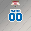 Detroit Lions Personalized Current Name and Number Magnets