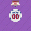 Detroit Pistons Personalized Current Away Jersey Buttons