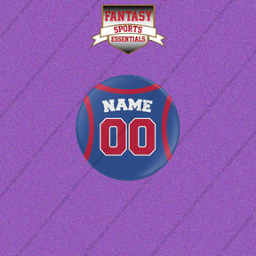 Detroit Pistons Personalized Current Home Jersey Buttons