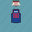 Detroit Pistons Personalized Current Home Jersey Car Decals