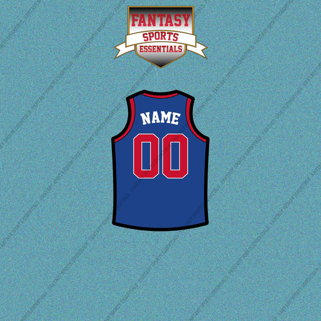 Detroit Pistons Personalized Current Home Jersey Car Decals