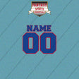 Detroit Pistons Personalized Current Name and Number Car Decals
